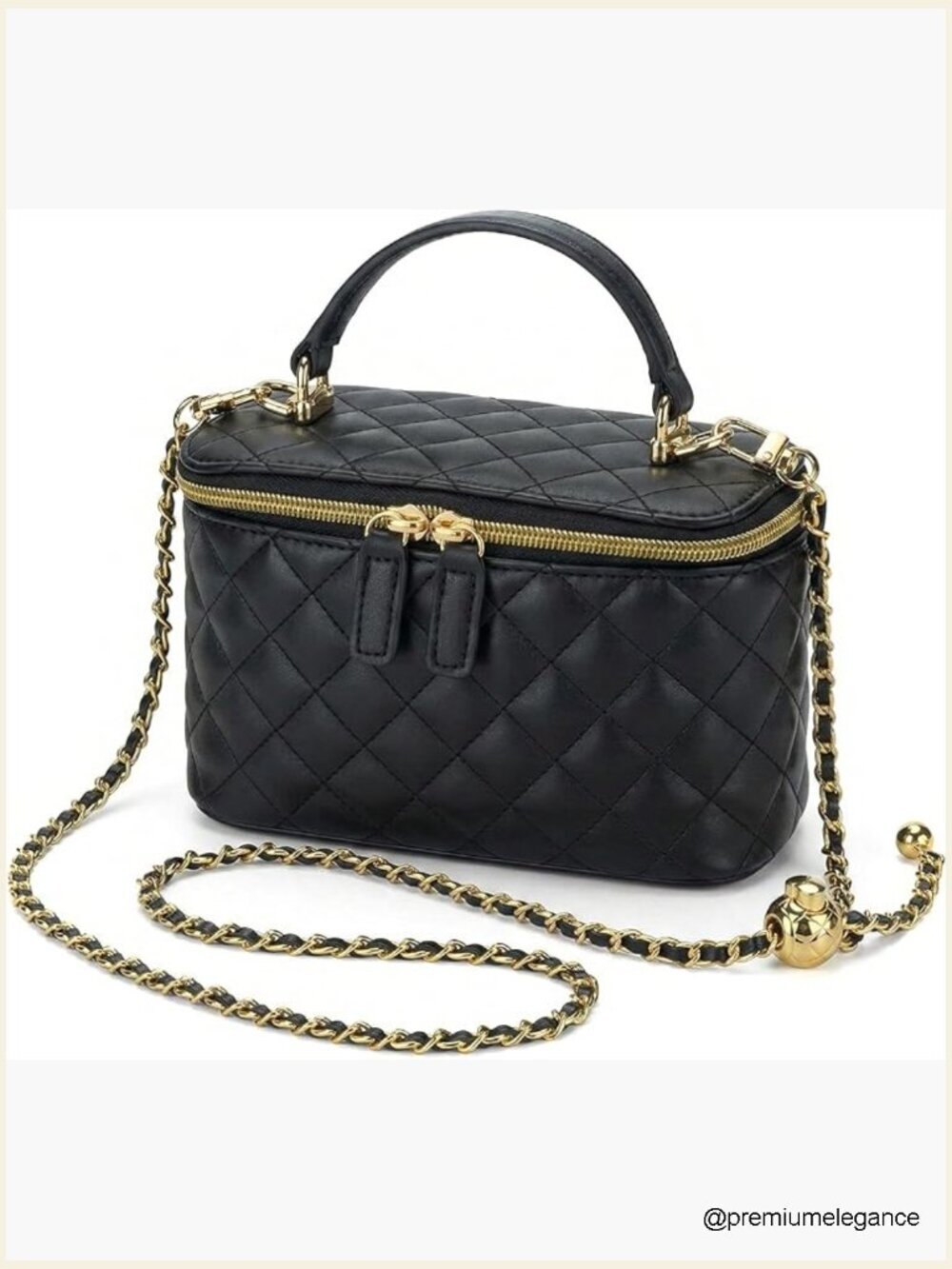 Mini Crossbody Bag Quilted Chain Strap Clutch Purse